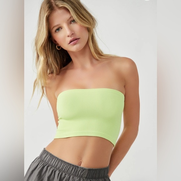 Free People Other - NWT Free People Amelia Bandeau Bra M/L “Tonic” SOLD OUT ONLINE